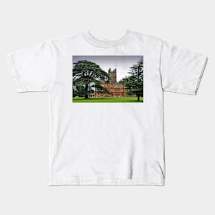 Highclere Castle Downton Abbey Hampshire England UK Kids T-Shirt